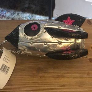 Betsey Johnson space ship clutch